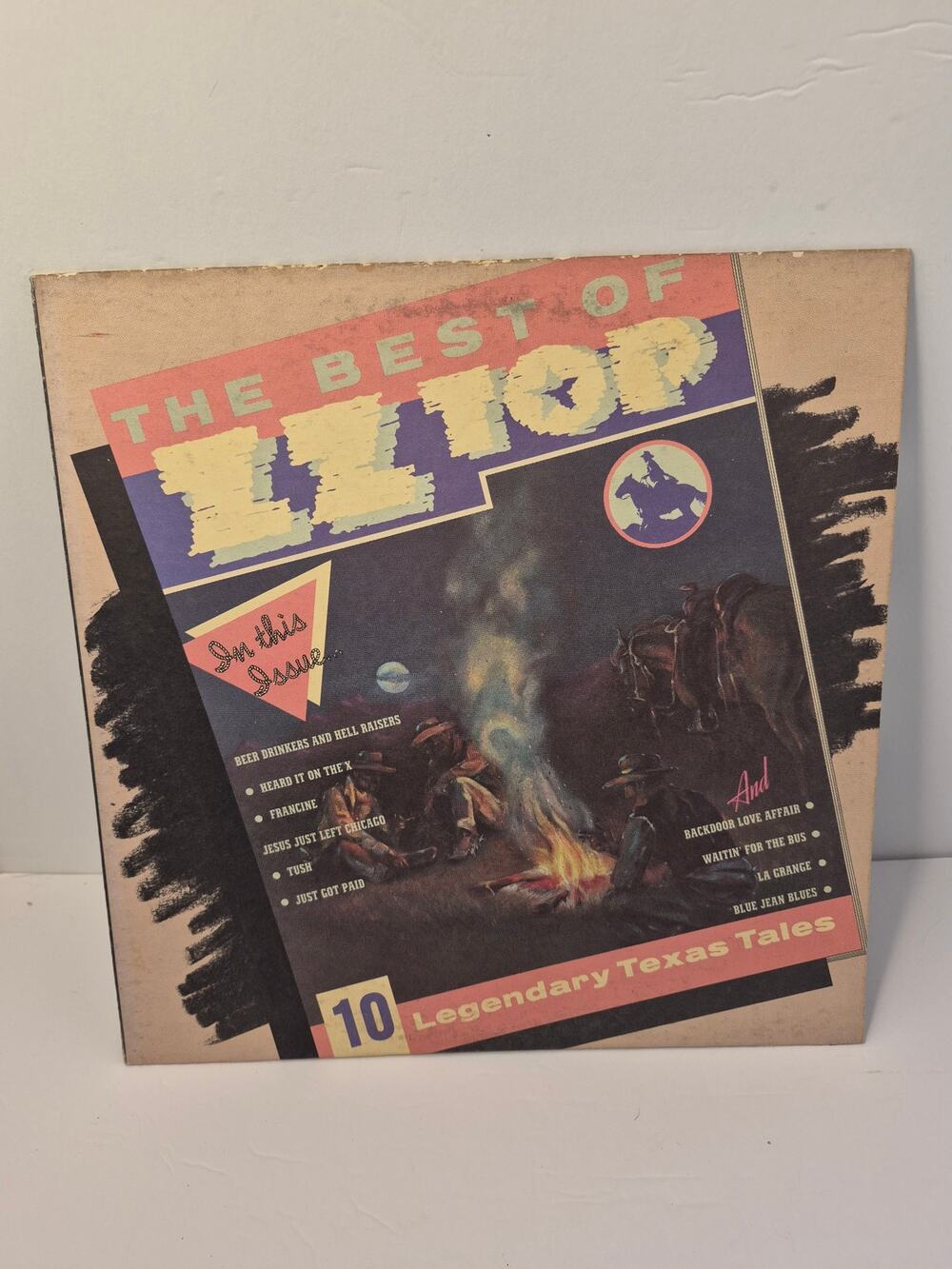 ZZ Top The Best Of Vinyl LP Album 1977 London PS 706 Classic Rock